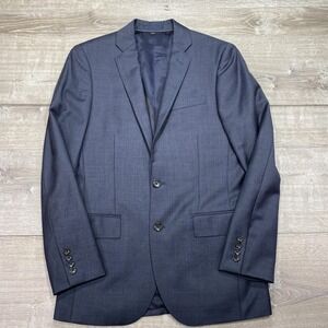 J Crew Ludlow Blazer Mens 36R Navy Blue Tollegno 1900 Wool Slim Fit Suit Jacket